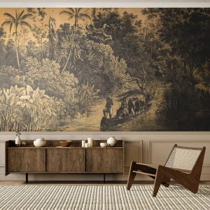 Papier Peint Autocollant Deluxe Sticker - Expédition à la source - Jungle, Amazonie, Tropiques - 250x175 cm