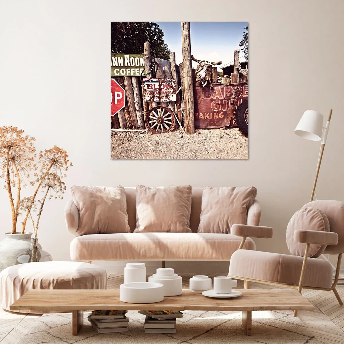 Impression sur toile - Image sur toile - Et le temps s'est arrêté - 50x50 cm