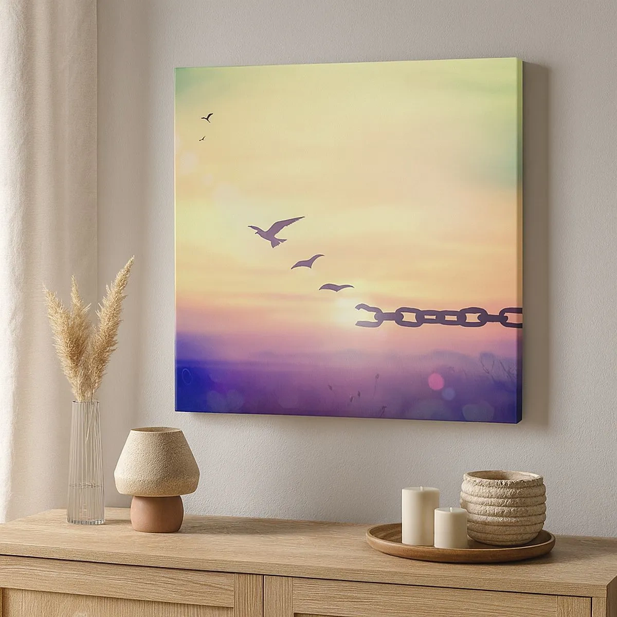 Impression sur toile - Image sur toile - La victoire de la liberté - 30x30 cm