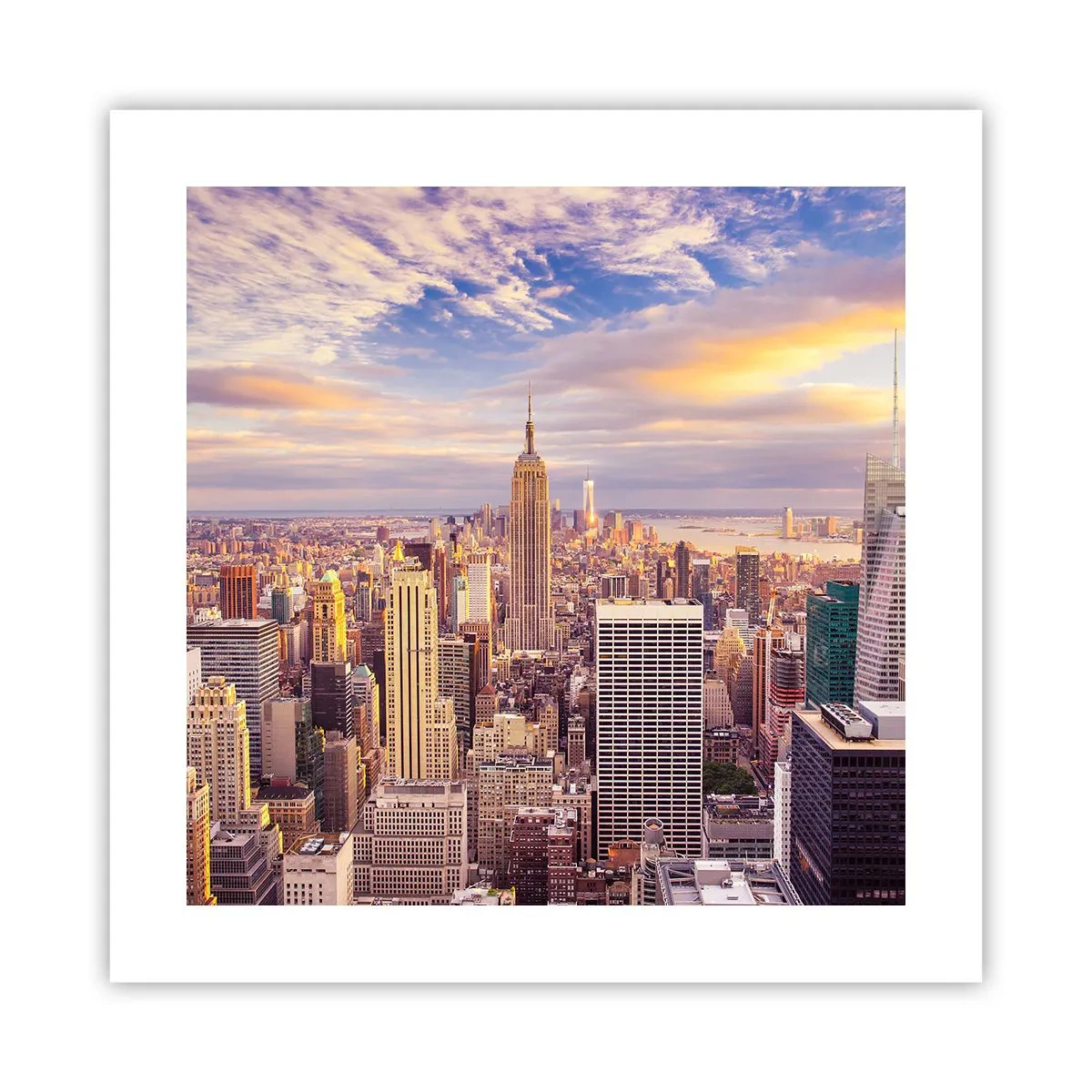 Affiche - Poster - Atteindre les nuages ​​eux-mêmes - 40x40 cm