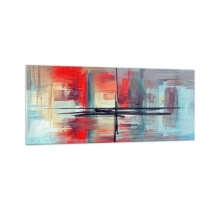 Impression sur verre - Image sur verre - Un paysage dans une dimension inconnue - 100x40 cm