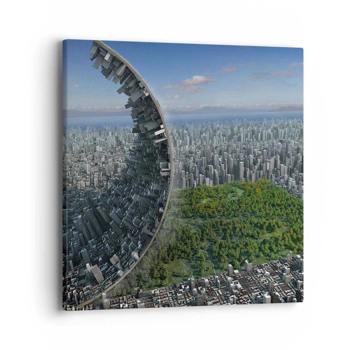 Impression sur toile - Image sur toile - La nature est éternelle - 40x40 cm