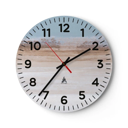 Horloge murale - Pendule murale - Paysage ambigu - 30x30 cm