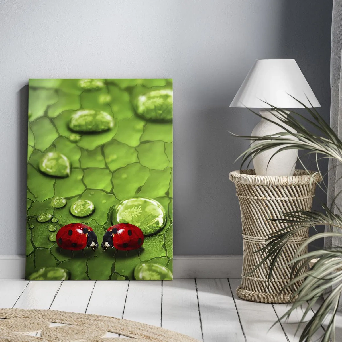 Impression sur toile - Image sur toile - Rendez-vous au vert - 65x120 cm
