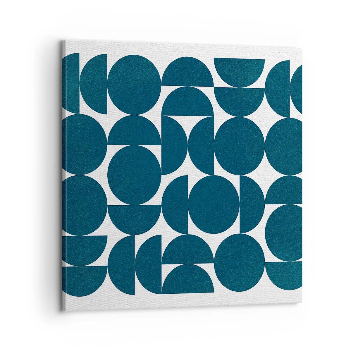 Impression sur toile - Image sur toile - Cercles et demi-cercles - 60x60 cm