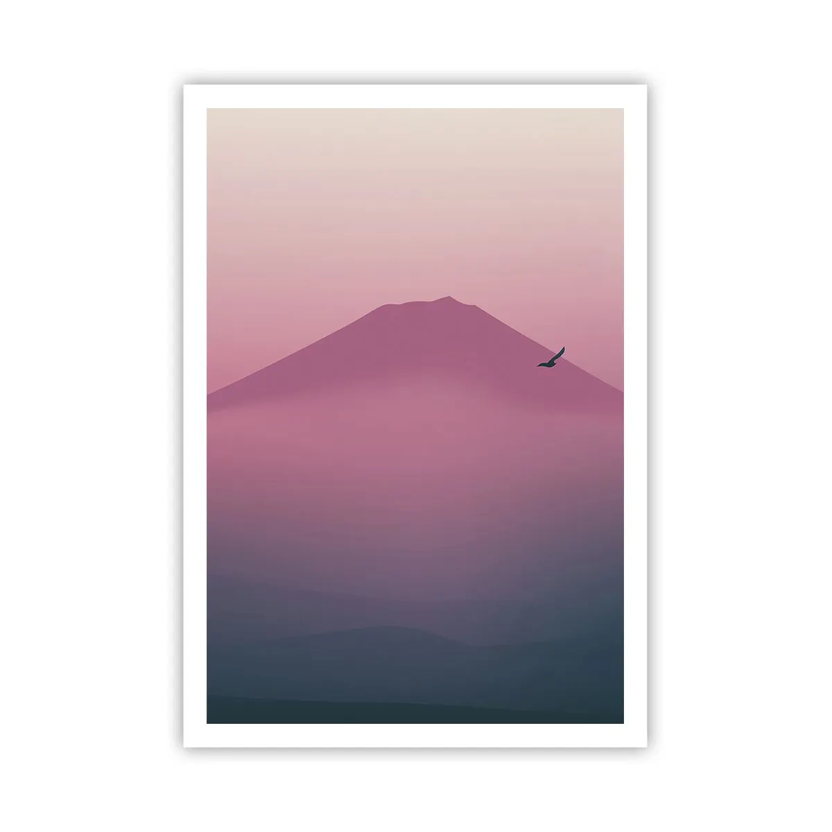 Affiche - Poster - Des pèlerins au dessus des nuages - 70x100 cm