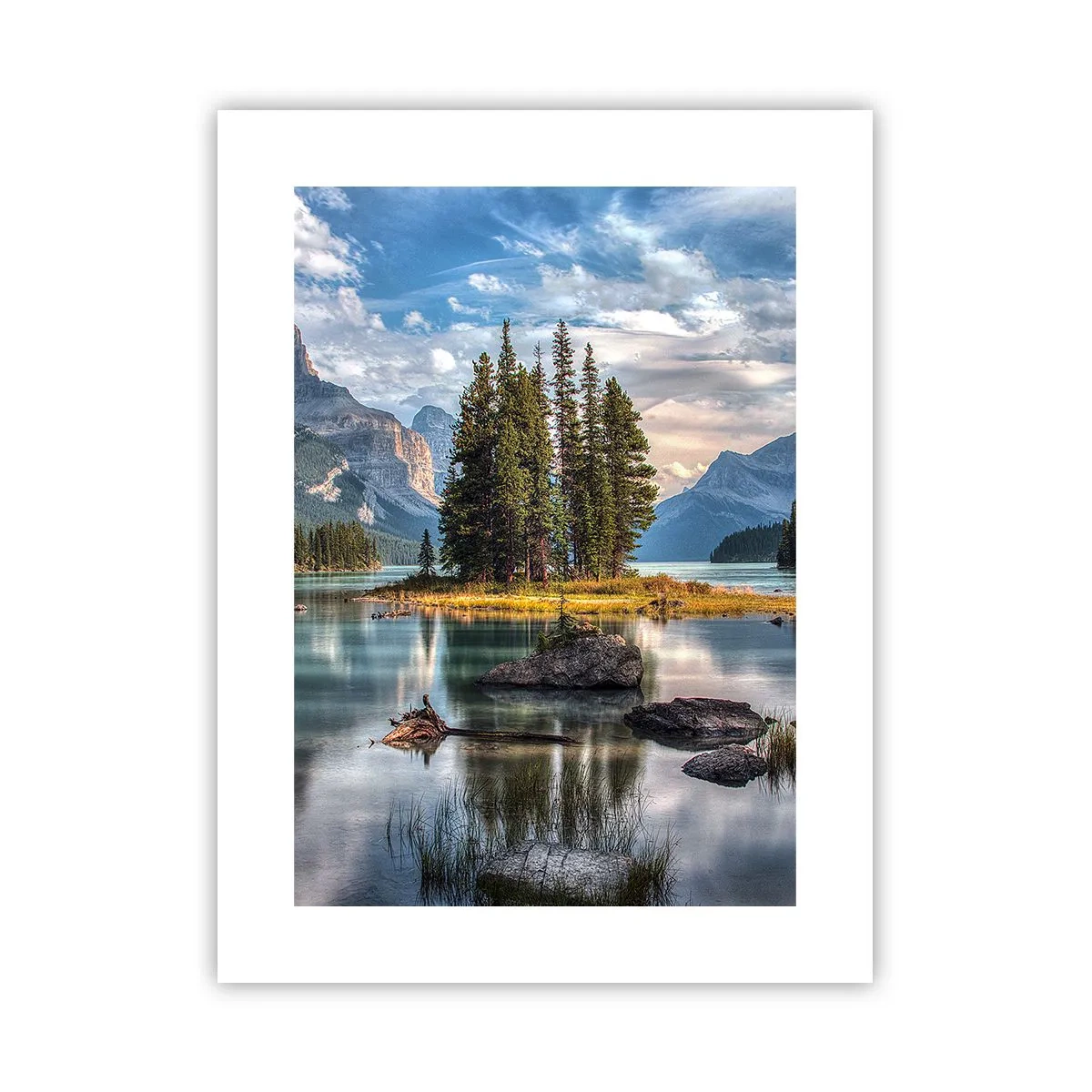 Affiche - Poster - Sous les grandes eaux claires - 30x40 cm