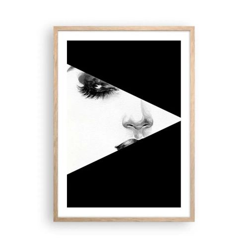 Affiche dans un chêne clair - Poster - Toujours inconnu - 50x70 cm