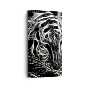 Impression sur toile - Image sur toile - Une étude de la légèreté du chat - 45x80 cm