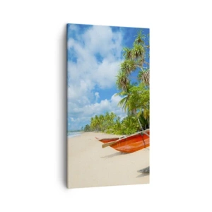 Impression sur toile - Image sur toile - Le charme des tropiques - 45x80 cm