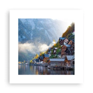 Affiche - Poster - Ambiance alpine - 30x30 cm