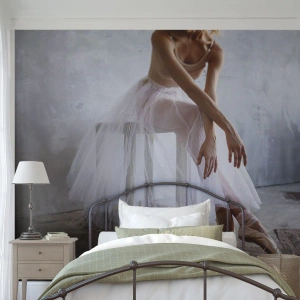 Papier peint sur mesure Premium Canvas - Avant que les lumières de la rampe ne clignotent - Ballerine, Ballet, Danse