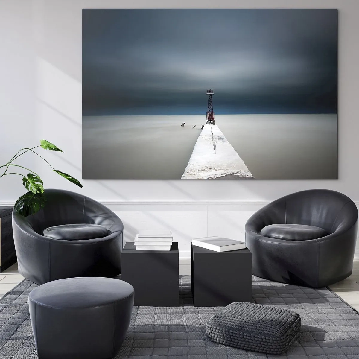 Impression sur verre - Image sur verre - À la rencontre de l'immensité - 70x50 cm