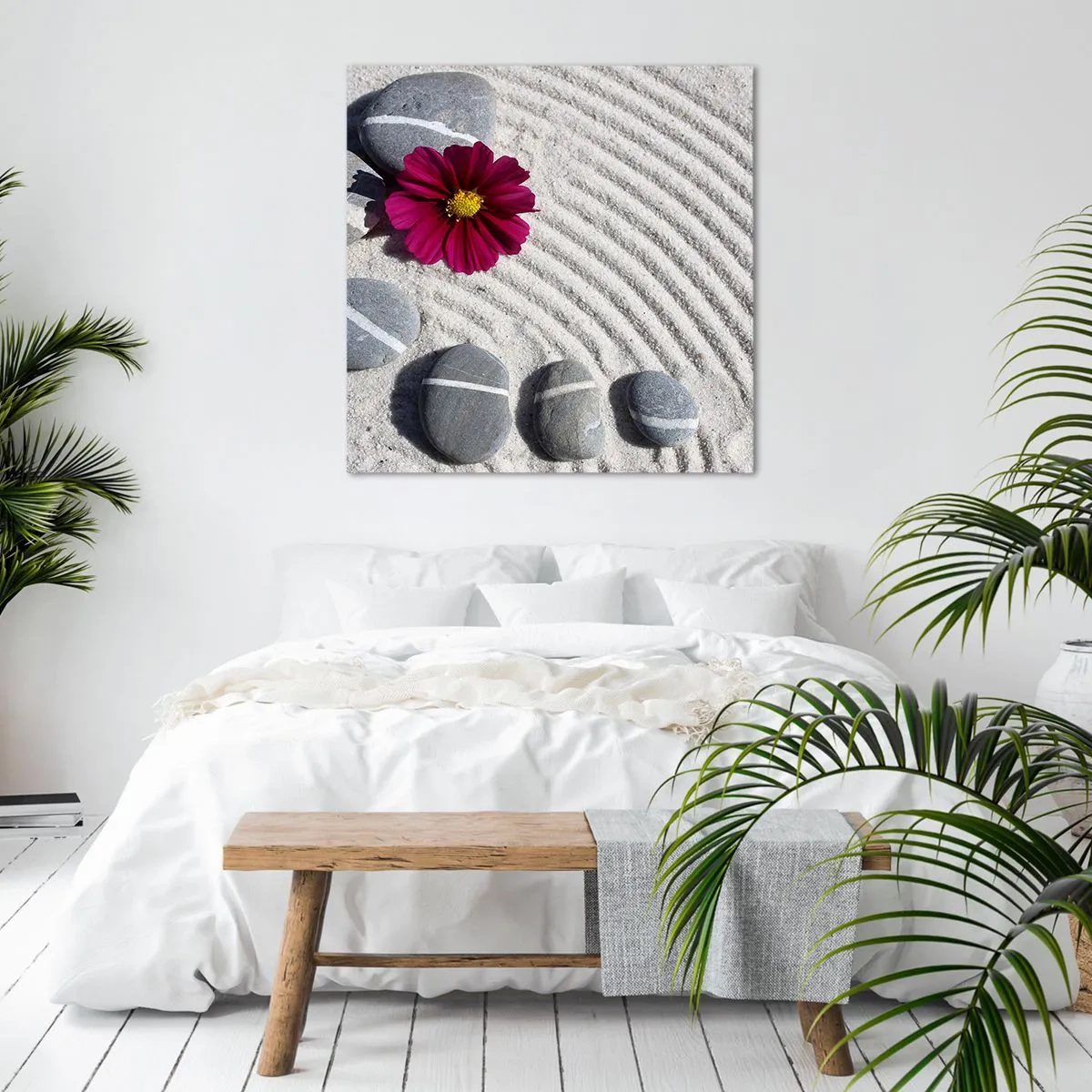 Impression sur toile - Image sur toile - Énergie et paix du cercle magique de la nature - 70x70 cm