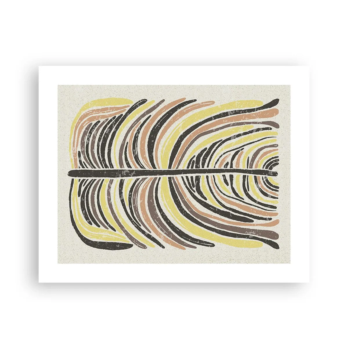 Affiche - Poster - Abstraction pleine de vie - 50x40 cm
