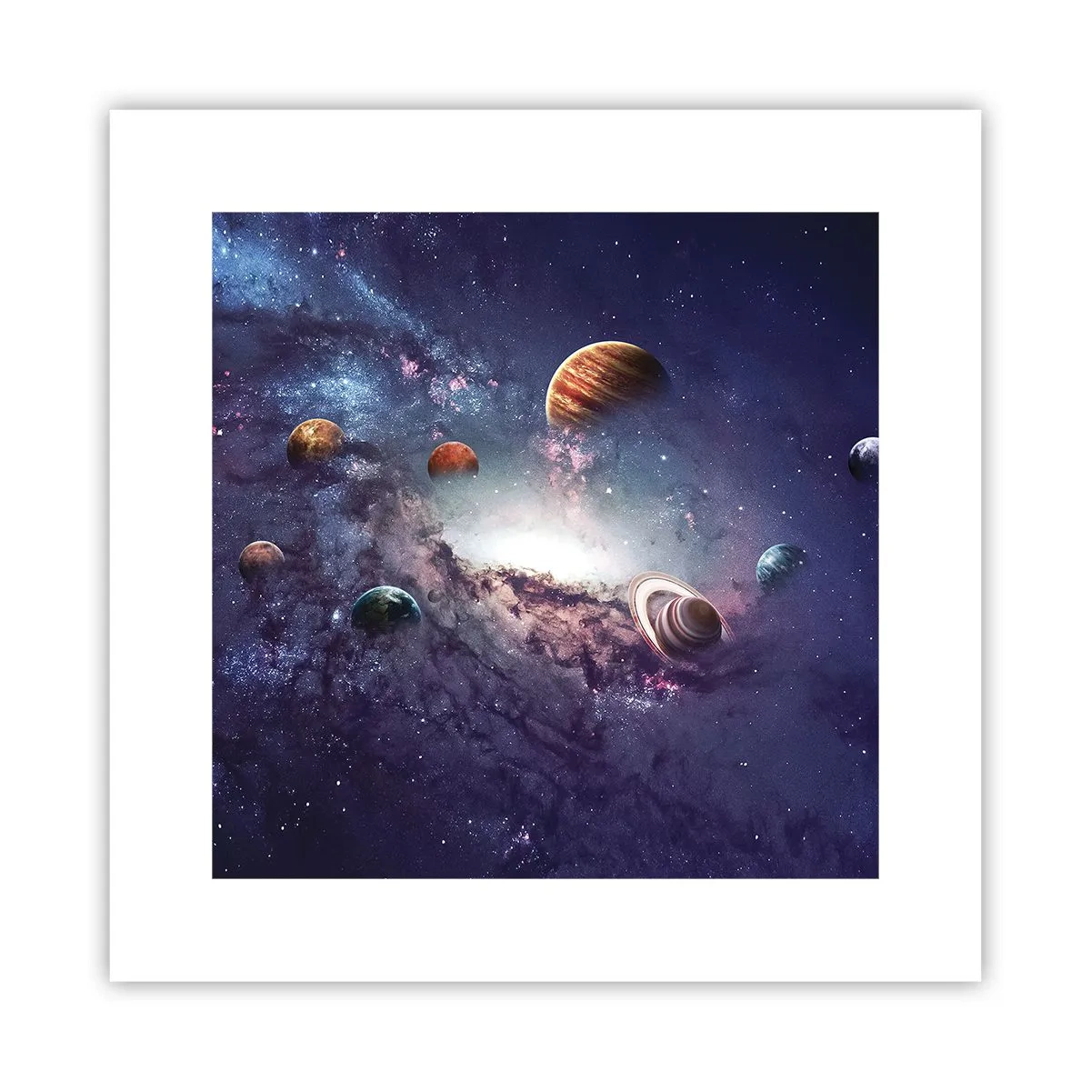 Affiche - Poster - Système de danse solaire - 30x30 cm