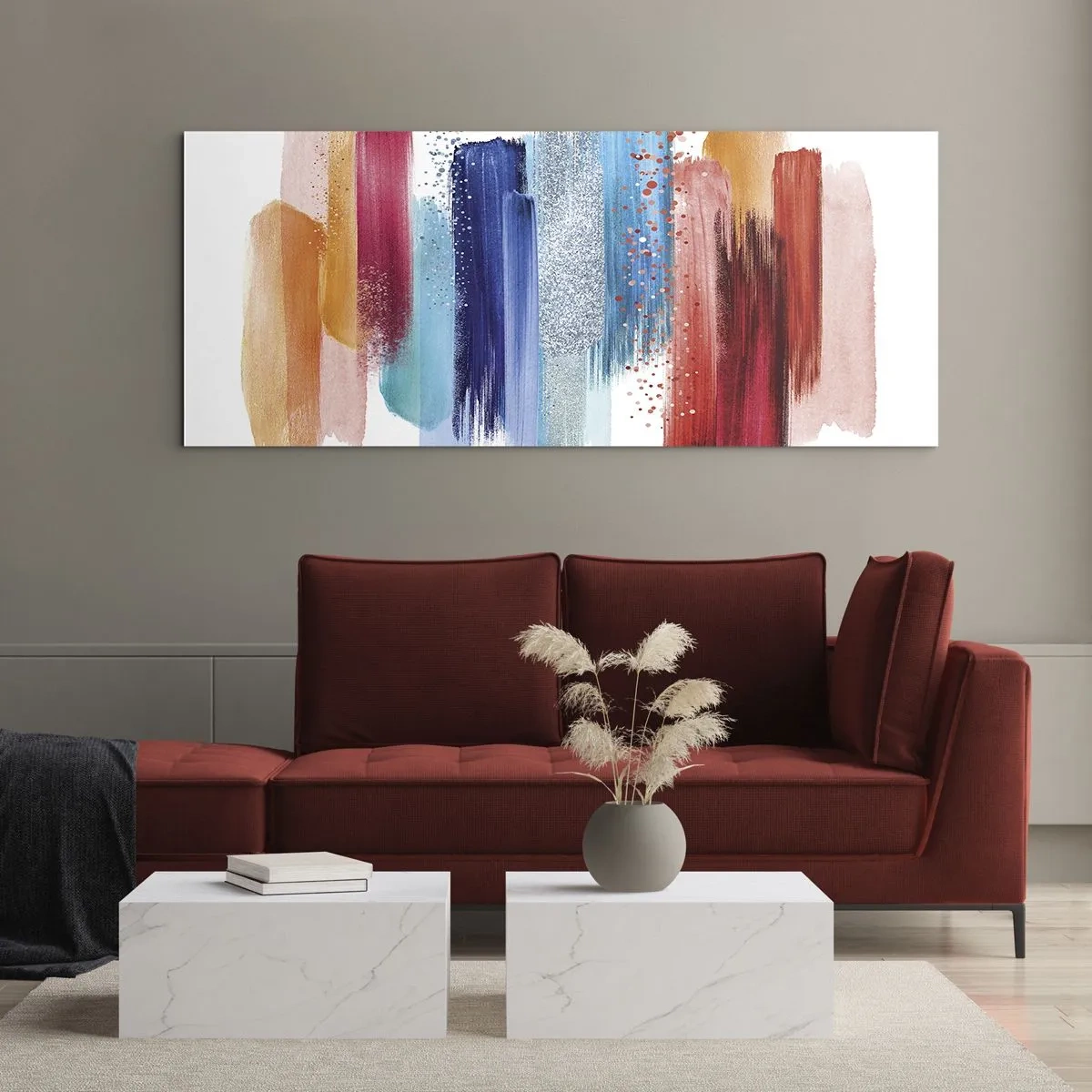 Impression sur verre - Image sur verre - En haut et en bas - 100x40 cm