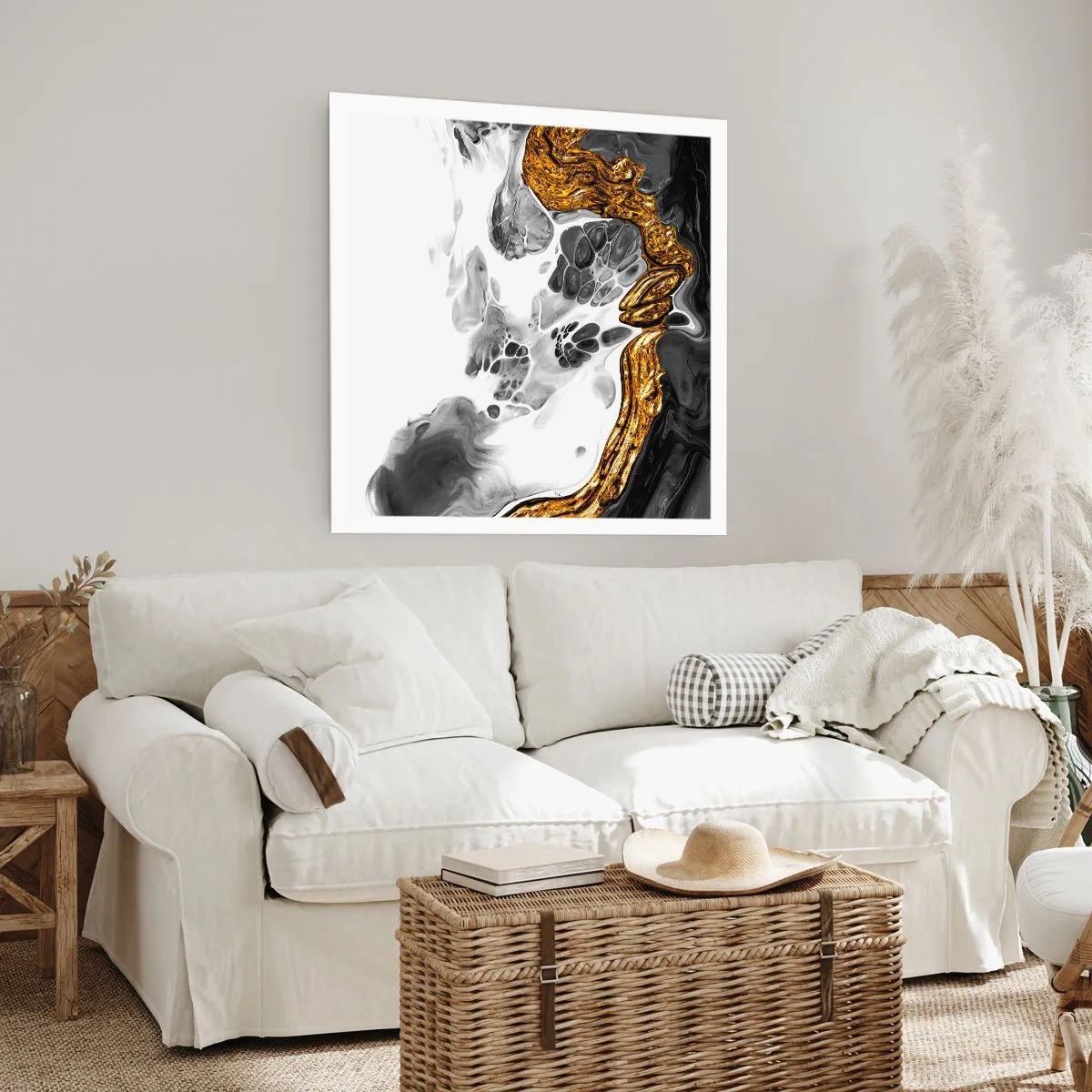 Affiche - Poster - Composition organique - 30x30 cm