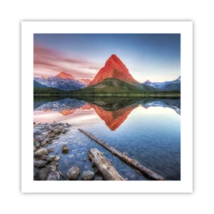 Affiche - Poster - Chaleur et fraicheur - 50x50 cm