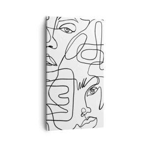 Impression sur toile - Image sur toile - Dans des émotions enchevêtrées - 45x80 cm