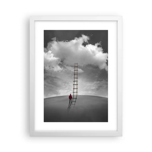 Affiche dans un cadre blanc - Poster - Tout est possible - 30x40 cm