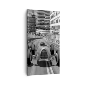 Impression sur toile - Image sur toile - Il y a longtemps à Monté Carlo - 55x100 cm