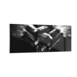 Impression sur verre - Image sur verre - Prière d'artiste - 100x40 cm