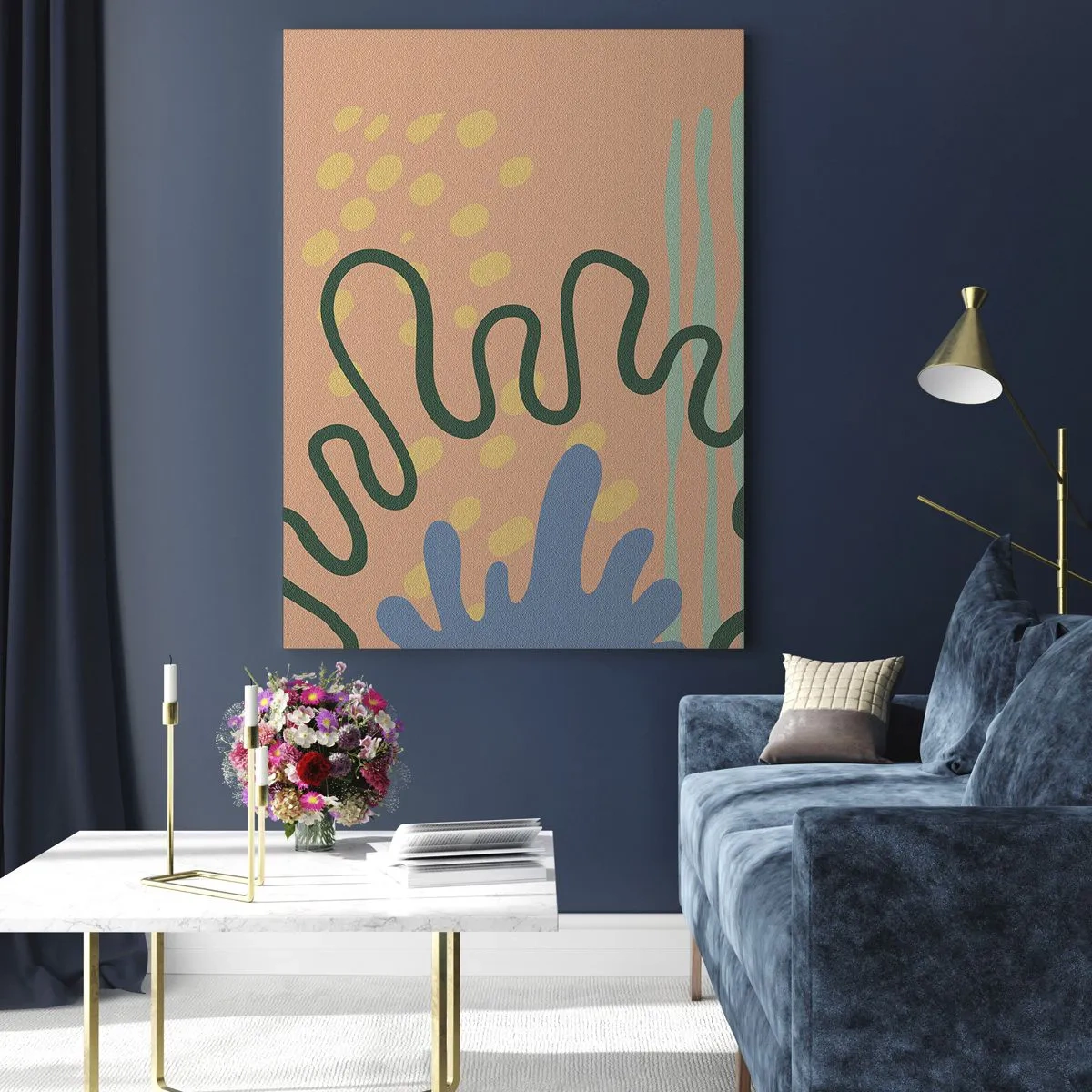 Impression sur verre - Image sur verre - Abstraction : diversité de la nature - 70x100 cm