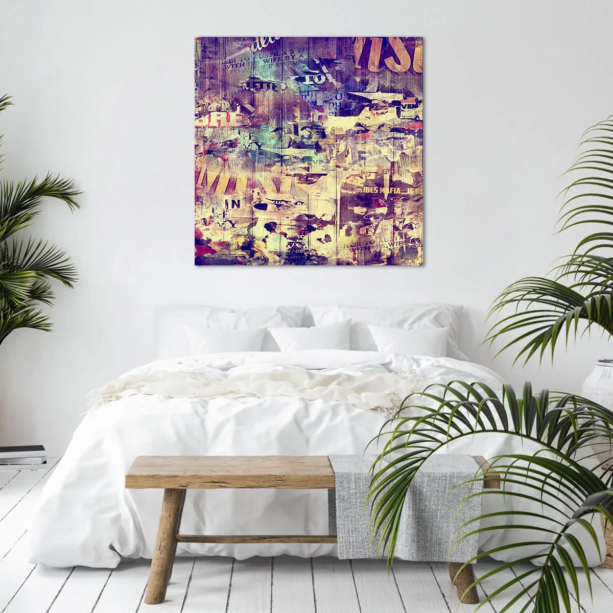 Impression sur toile - Image sur toile - Et c'est tout ce qu'il y a à faire - 70x70 cm