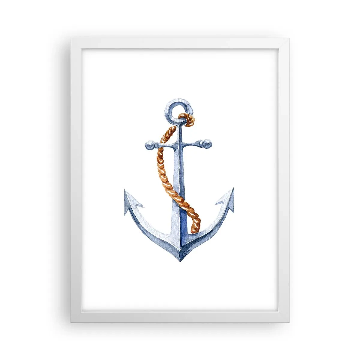 Affiche dans un cadre blanc - Poster - Ah l'aventure ! - 30x40 cm