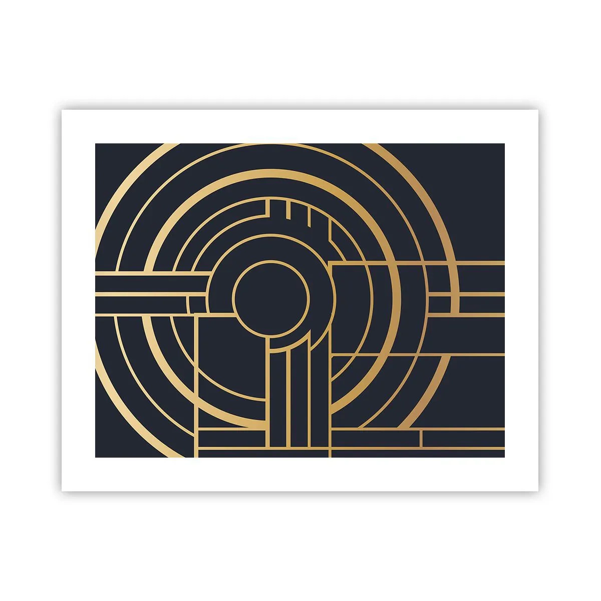 Affiche - Poster - Rotation des éléments - 50x40 cm