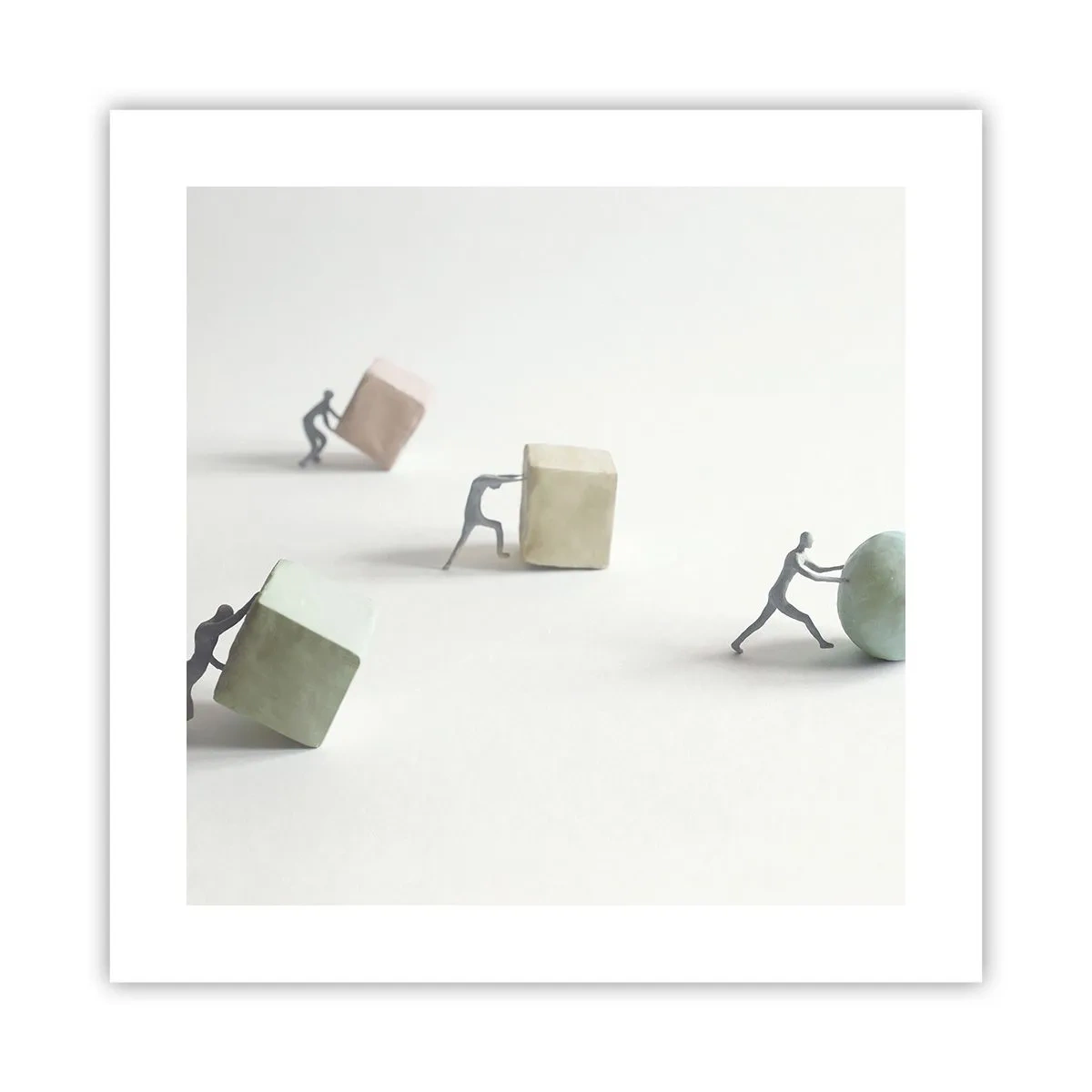 Affiche - Poster - Rien que la vie - 40x40 cm