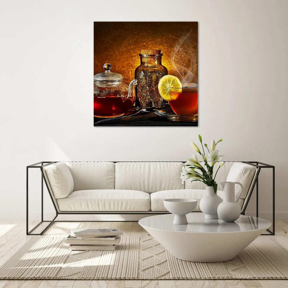 Impression sur verre - Image sur verre - Dans le style des maîtres hollandais - 70x70 cm