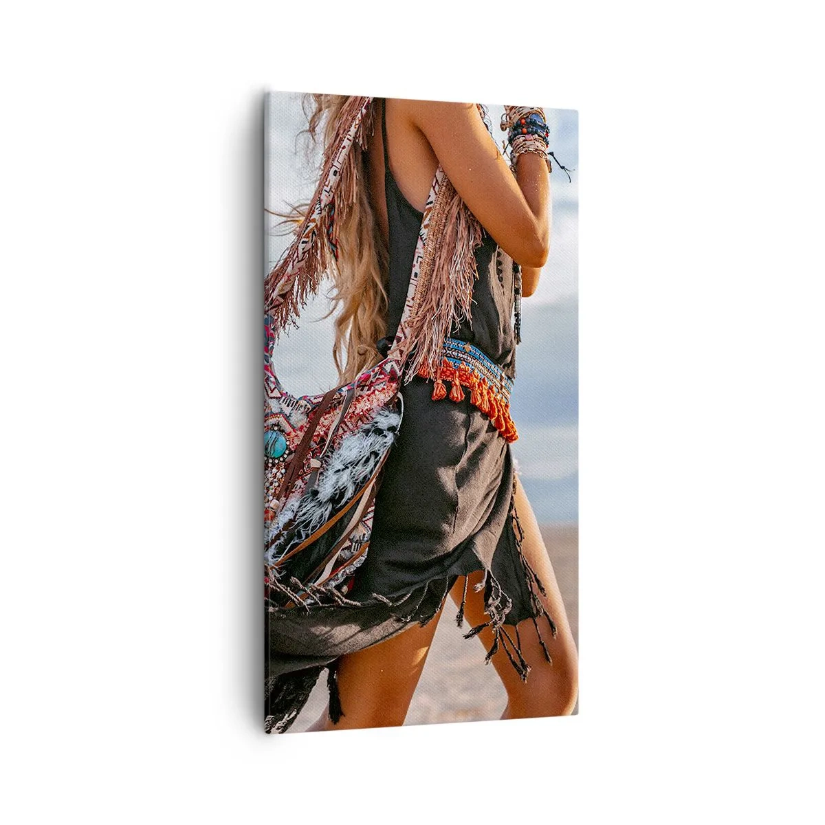 Impression sur toile - Image sur toile - La fille du chaman - 55x100 cm