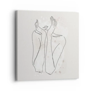 Impression sur toile - Image sur toile - Instant de rêve - 30x30 cm