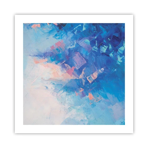 Affiche - Poster - Abstraction hivernale - 50x50 cm