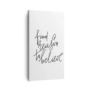 Impression sur toile - Image sur toile - C'est possible - 45x80 cm