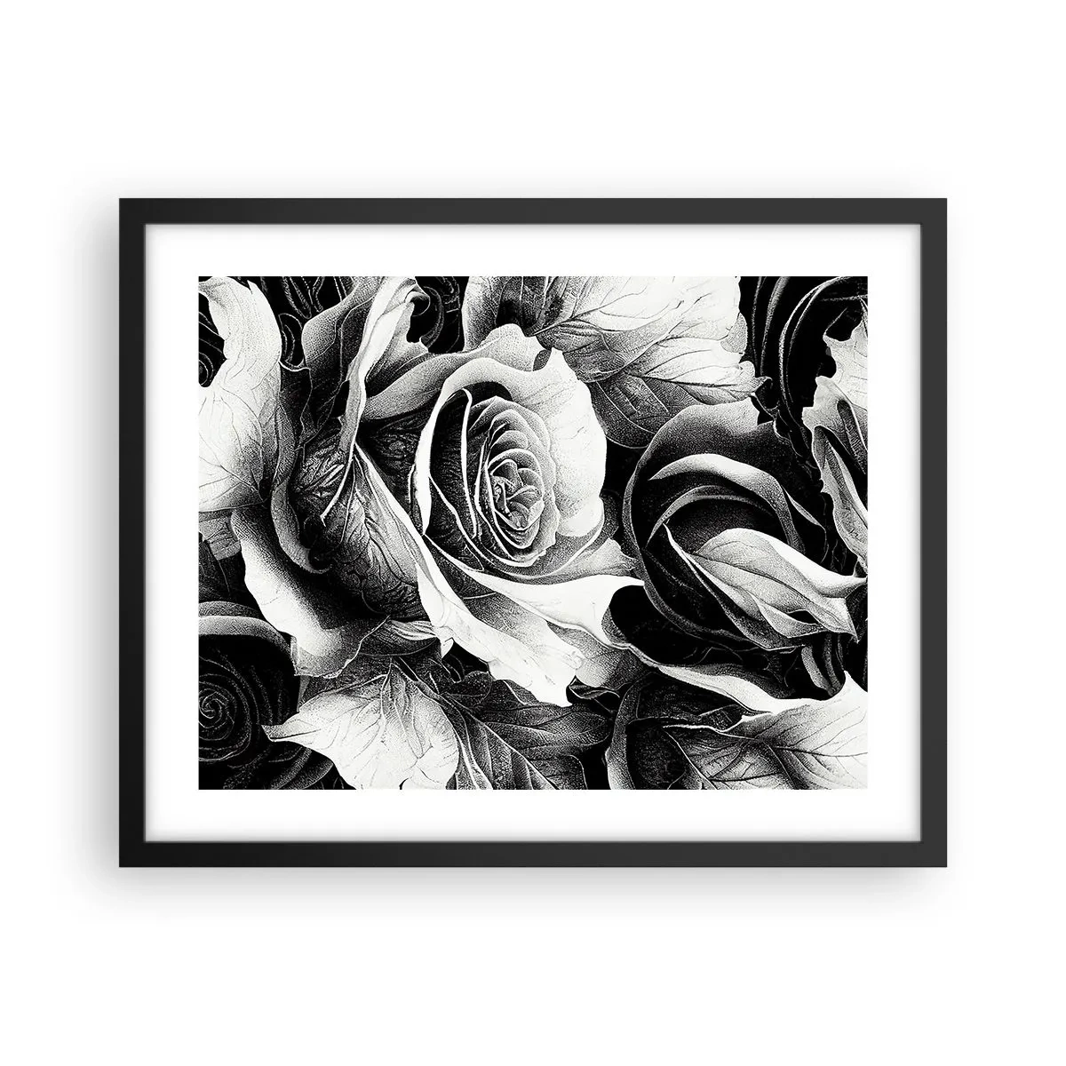 Affiche dans un cadre noir - Poster - Toujours une reine - 50x40 cm