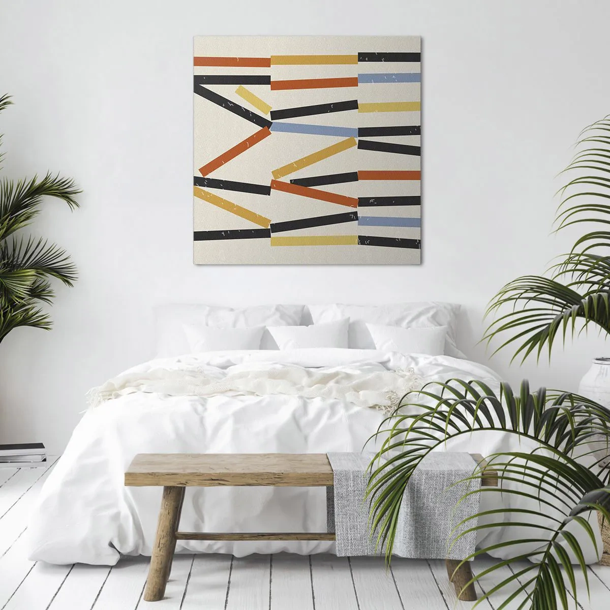 Impression sur toile - Image sur toile - Composition de niveaux - 70x70 cm