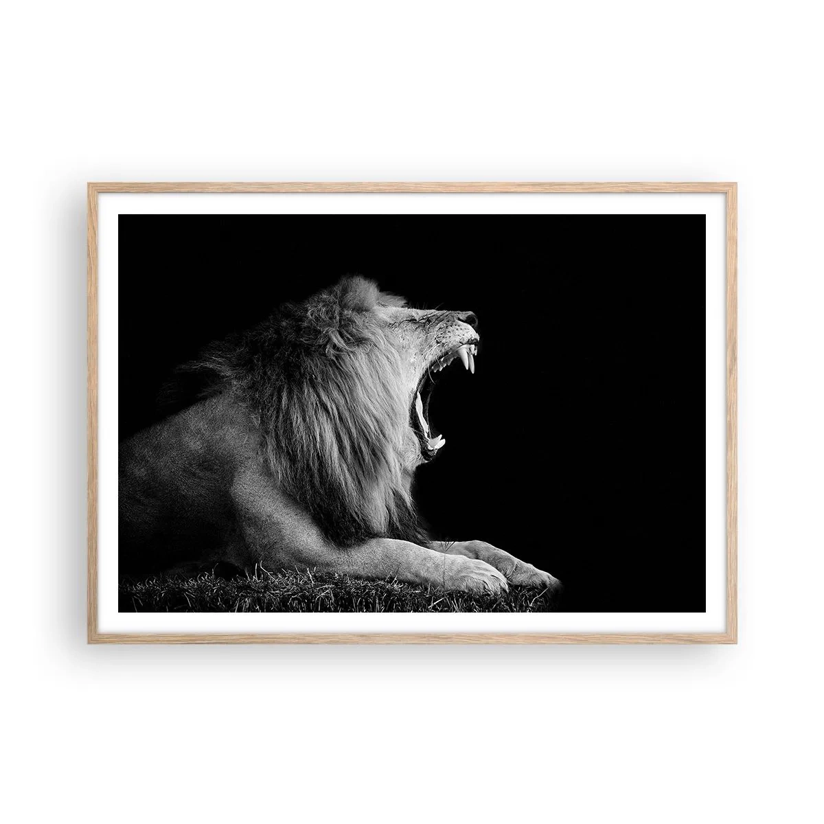 Affiche dans un chêne clair - Poster - Sans aucun doute - 100x70 cm