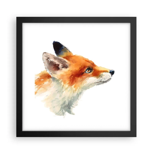 Affiche dans un cadre noir - Poster - Vous ne pouvez jamais être trop prudent - 30x30 cm