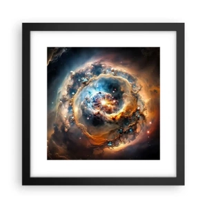 Affiche dans un cadre noir - Poster - Le début - 30x30 cm