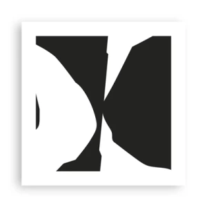 Affiche - Poster - Positif négatif - 40x40 cm