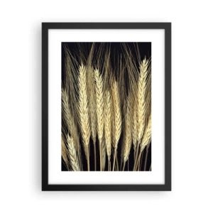 Affiche dans un cadre noir - Poster - Magie rustique - 30x40 cm