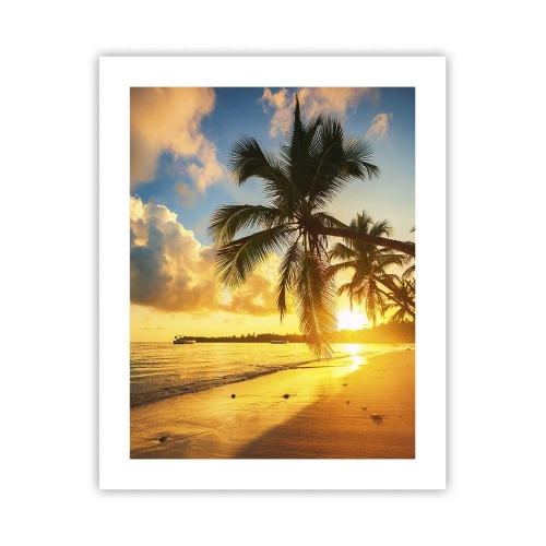 Affiche - Poster - Rêve caribéen - 40x50 cm