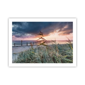 Affiche - Poster - Ça ne passe pas avec le vent - 70x50 cm