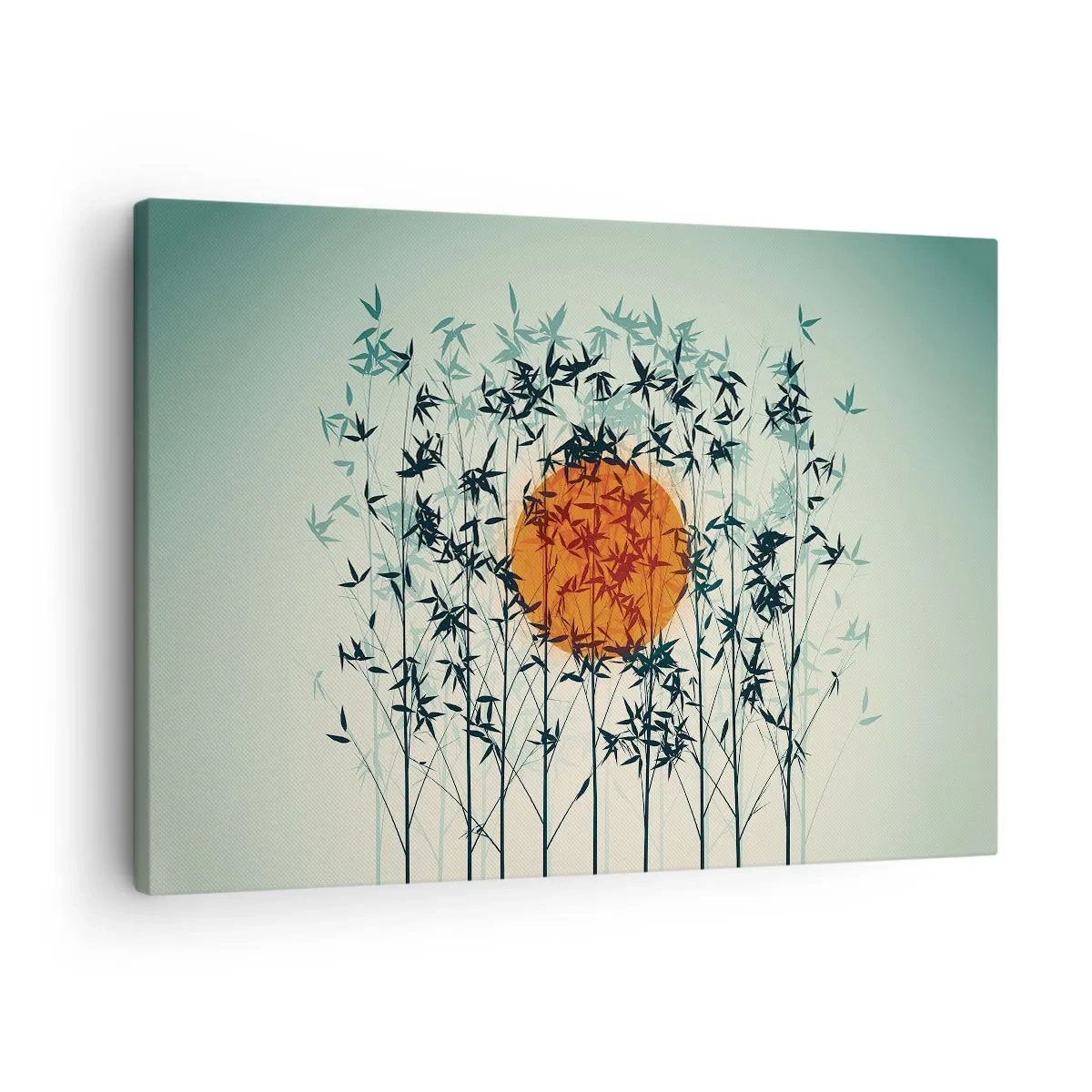 Impression sur toile - Image sur toile - Soleil japonnais - 70x50 cm