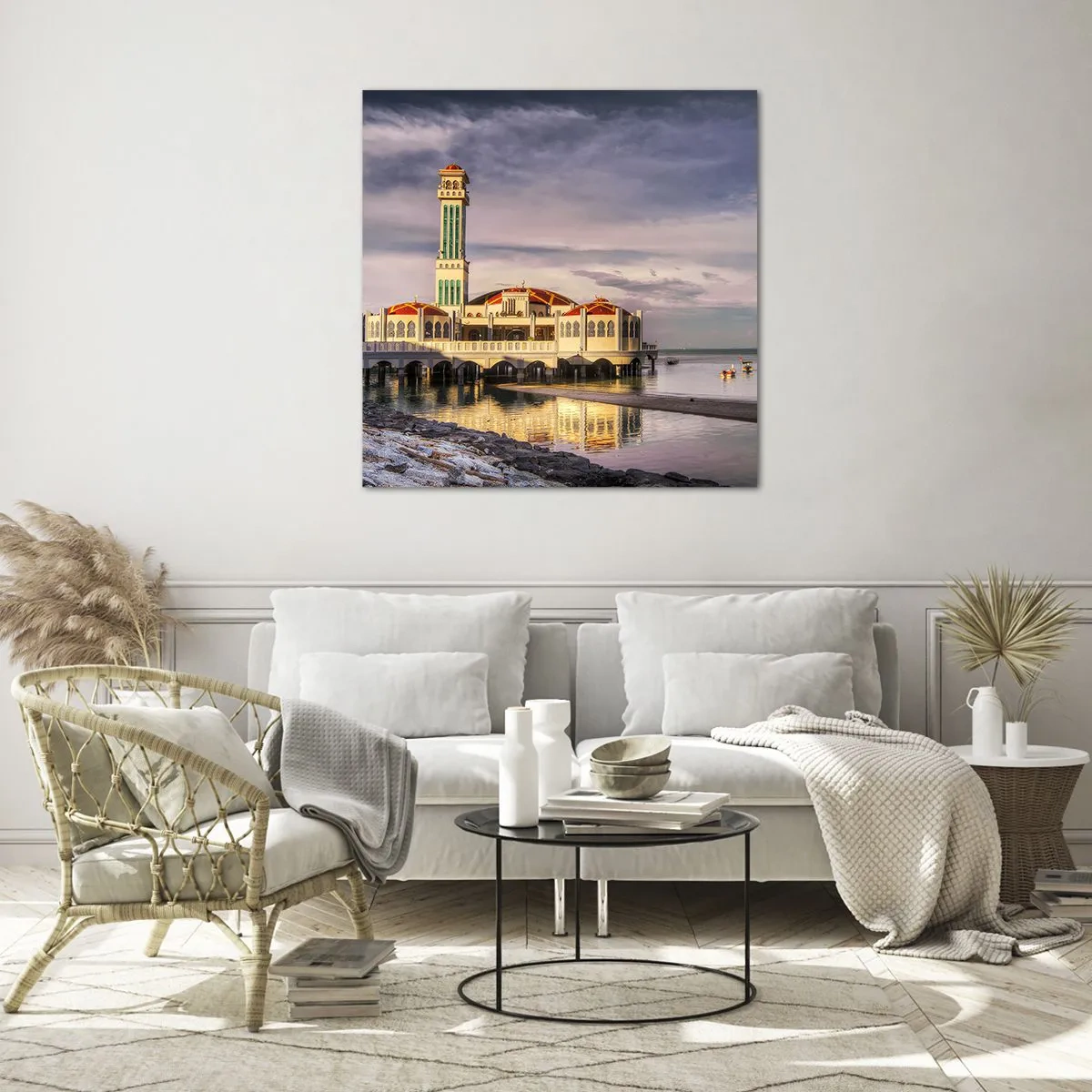 Impression sur verre - Image sur verre - Temple de la nature - 50x50 cm