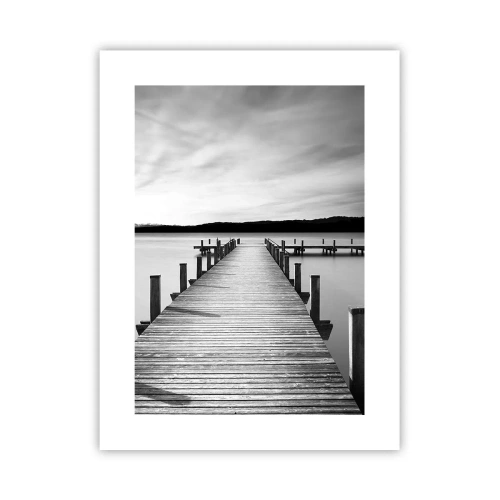 Affiche - Poster - Au point d'eau - la paix - 30x40 cm