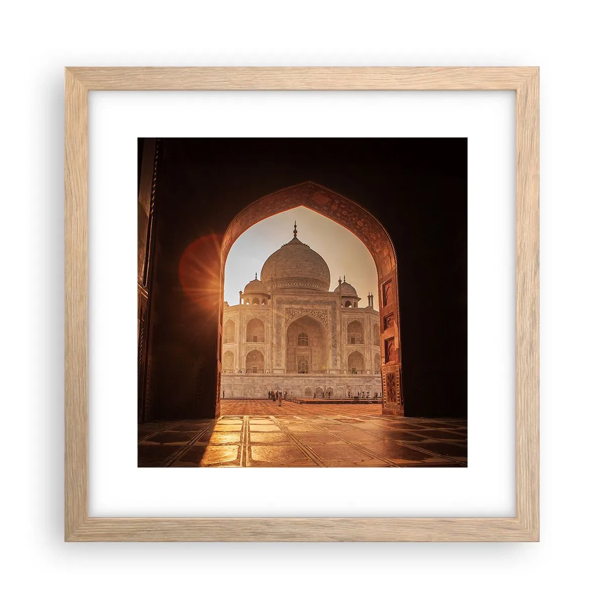 Affiche dans un chêne clair - Poster - Un monument à l'amour surnaturel - 30x30 cm